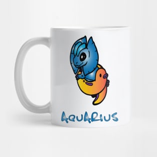 baby blue Aquarius dinosaur Mug